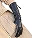 WARMEN Luxury Women's Nappa Soft Plush Lined Long Elbow Leather Gloves