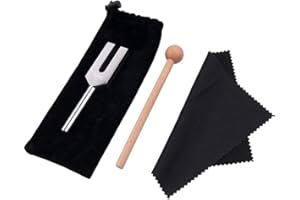 WANQIN Tuning Fork, 4096 Hz Tuning Fork - Crystal Tuning Fork with Hammer for Healing, Medical-Grade Tuning Fork with Hammer