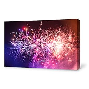 Canvas Wall Art for Living Room,Bedroom Home Artwork Paintings Happy New Year Ready to Hang - 12x18 inches