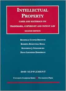 Amazon Com Intellectual Property Cases And Materials On Trademark Copyright And Patent Law