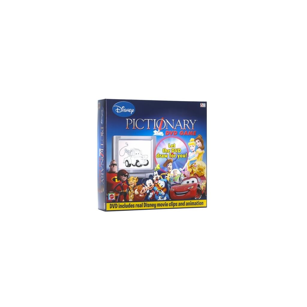Pictionary Disney DVD Game iDisneyplus Amazing Disney Products!