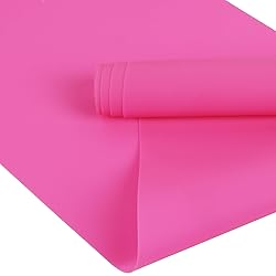 Ramya Solid Color Smooth PVC Faux Leather Sheets