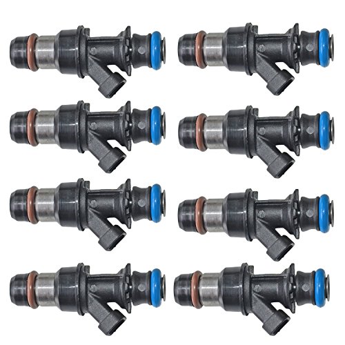 Fuel Injectors Kit 4 Holes For 2001-2007 GMC Sierra Chevy Chevrolet Silverado Cadillac V8 4.8L 5.3L 6.0L 17113698 17113553 FJ10062 (Pack of 8) Fuel Injectors Kit 4 Holes For 2001-2007 GMC Sierra Chevy Chevrolet Silverado Cadillac V8 4.8L 5.3L 6.0L 17113698 17113553 FJ10062 (Pack of 8)