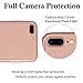 iPhone 7 Plus Case/iPhone 8 Plus Case, AnsTOP Thin Exact-Fit 360 Full Body Case Coverage Protective Dual Layer iPhone Hard Case with Tempered Glass Screen Protector for iPhone 7 Plus, 8 Plus