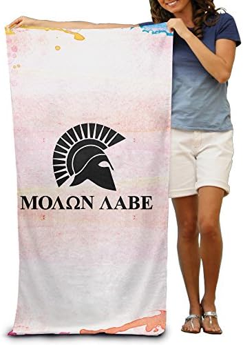 Quick Dry Molon Labe Greek Military Gun Rights 2nd Beach Blanket -multifunctional Blanket:Suit For Swimming,backpacking,sports,camping,picnic Etc - Large Microfiber Travel Towel - 80cm130cm