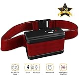 [NEW 2018 VERSION] Bark Collar with UPGRADED Smart Chip - Best Intelligent Dog Shock, Beep Anti-Barking Collar. No Bark Control for Medium/Large Dogs over 15 LBS - Stop Barking Safe