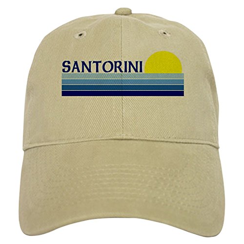 CafePress Santorini, Greece Cap Adjustable Baseball Cap