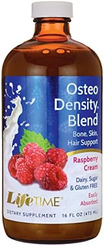 Lifetime Vitamins Osteo Density Blend (Bone, Skin, Hair Support) Raspberry Cream - 16 fl oz