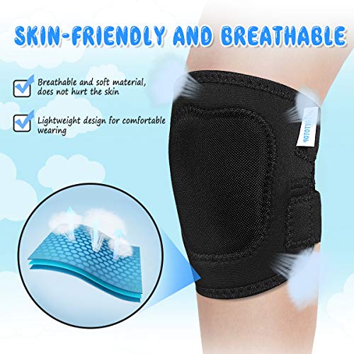 MOVTOTOP Knee Pads for Kids, Soft Kids Knee and Elbow Pads with Gloves