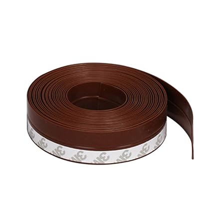 Door Draft Stopper Door Sweep Weather Stripping Strong Adhesive Flexible Durable Noise Stopper Prevent Bugs Soundproof Under Door Draft Blocker Seal 45MM Width