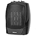 OPOLAR Electric Personal Ceramic Thermostat, ETL Safety Quiet Operation for Office Home Floor Under Desk, 1500w Compact Quickly Heat-up Powerful Heater, Black
