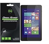 [3-Pack] Dmax Armor- Dell Venue 8 Pro Screen Protector High Definition Clear Shield - Lifetime Replacements Warranty- Retail Packaging