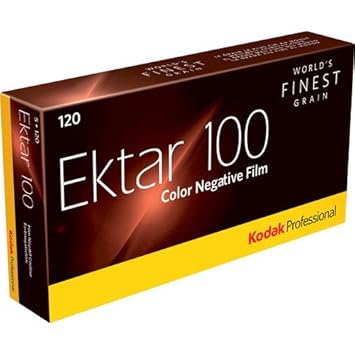 Kodak 8314098 Professional Ektar 100-120 Farbnegativ-Filme 5er Pack