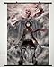 Attack on Titan Wall Scroll Poster Fabric Painting for Anime Mikasa Ackerman 179 L