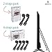 Baby Proofing Anti Tip Furniture Kit - Wall Anchor Safety Straps for Flat Screen TV & Dresser (4PC), Premium Adjustable Metal Strap Anchors for Children Proof, Earthquake Resistant Mount by KiddyB