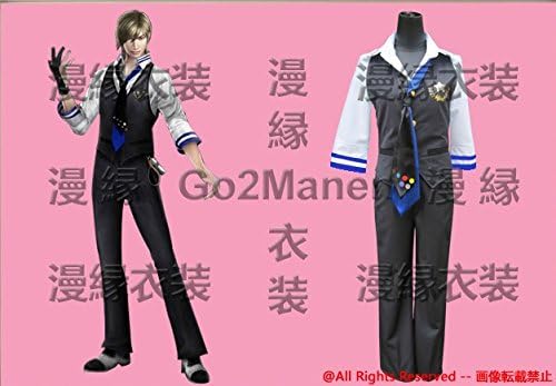 Amazon コスプレ衣装 真 三國無双７ 郭嘉 かくか ハスラー衣装 男性l コスプレ 仮装 通販