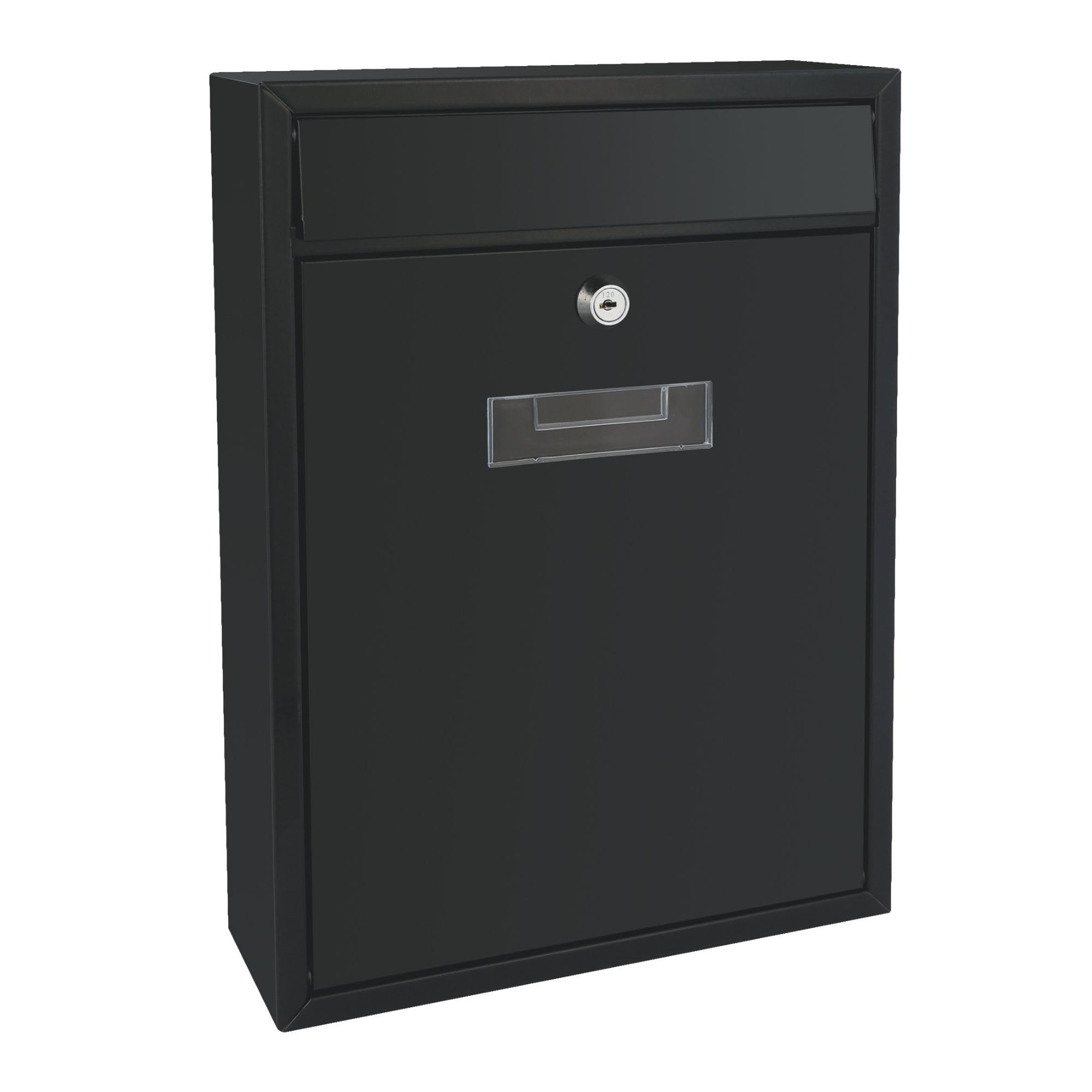 Perel BG40002 Ibiza Letter Box, 310x260x90mm, Black
