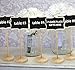 Holiday Chalkboard Sign Mini Rectangle Sturdy Stand For Wedding Party Table Numbers, Place Card, Party Favor, Message Board, Or Daily Home Decoration,12 Pcs. By Mega Stationers