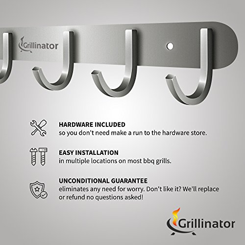 Grillinator BBQ Tool Rack and Accessories Hanger The Ultimate Outdoor