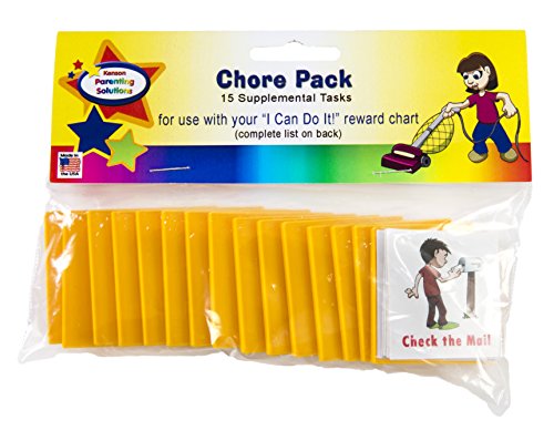 Kenson Kids â€œI Can Do It!â€ Reward Chart Supplemental Chore Pack â€“ Ages 3 to 10