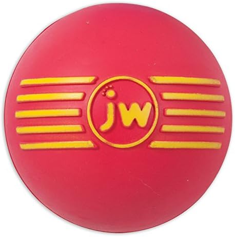 JW Pet Firm iSqueak Ball Rubber Canine Toy, Assorted Colours