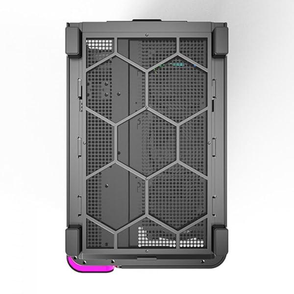 MONTECH KING 95 PRO DUAL-CHAMBER ATX MID-TOWER PC GAMING CASE, HIGH-AIRFLOW, TOOLLESS PANELS, STURDY CURVED TEMPERED GLASS FRONT, 6 ARGB PWM FAN PRE-INSTALLED WITH FAN HUB, BLACK