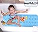 Wimaha XL Bathtub Mat, Bath Shower Mat Non Slip for Bathroom, Machine Washable, Ideal for Kids Toddler Senior, 39 x 16, Clear Sky Blue