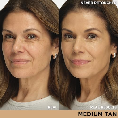 IT Cosmetics CC+ Cream - Natural Full Coverage Foundation With SPF 50+, Color Corrector & Anti-Aging Hydrating Serum, Hyaluronic Acid + Peptides, Lightweight Up To 24H Wear, All Skin Types- 1.08 fl oz