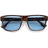 VANLINKER Polarized Square Oversized Sunglasses for Women Men Fashion Flat Top Sun Glasses Thick Frame Big Shades VL9857