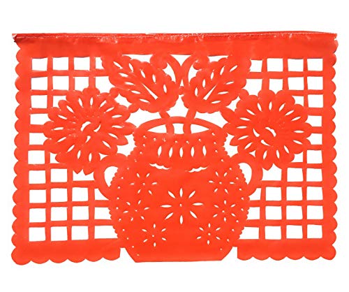 image for Luxvie Papel Picado, Mexican Banners for Parties & Celebrations - 10 P