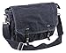Gootium Canvas Messenger Bag - Vintage Satchel Cross Body Shoulder Bag, Fit 15.6-Inch Laptop, Dark Grey