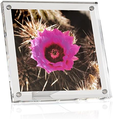 Acrylic Photo Frame - Hanging or Standing - 5" x 5"