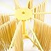 GOZIHA Pasta Drying Rack Noodle Stand with 10 Bar Handles Collapsible | Household Noodle Dryer Rack Hanging for Home Use | Spaghetti Drying Rack Noodle Stand | Easy Storage and Quick Set-Up (Yellow)