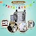 Hanging Nursery Organizer and Baby Diaper Caddy, Selbor Diapers Stacker Storage Bag for Changing Table, Crib, Playard or Wall - Nursery Organization & Baby Shower Gifts for Newborn (Elephant)