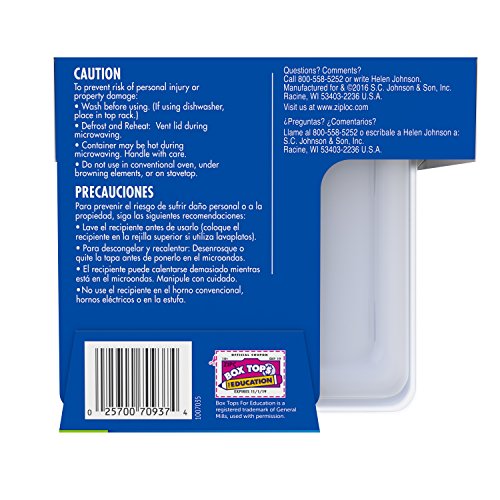 Ziploc Food Storage Containers, Perfect for onthego snacking, BPA