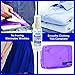 Wrinkle Wiz No Wrinkle Release Spray Starch, Easy Iron Static Cling Odor Eliminator, TSA Approved, 2oz Bottle, Blue, 2 Pack