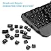 TECKNET Kraken 3 LED Adjustable Backlit Gaming Keyboard and Mouse - Black