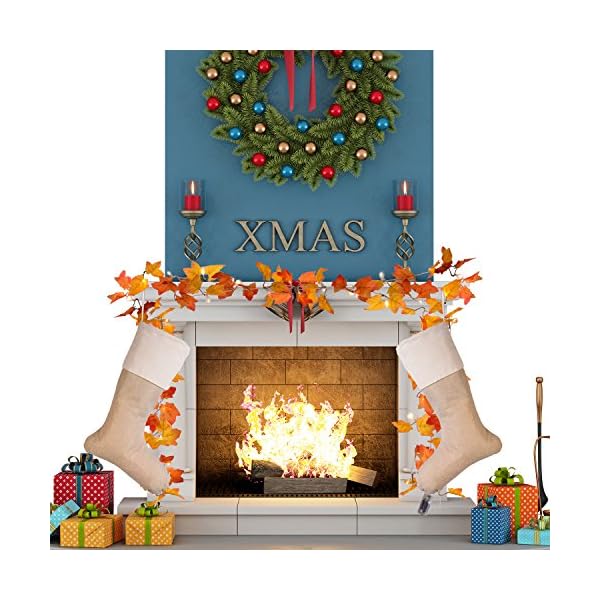 Sumind 6 Packs Burlap Christmas Stockings for Christmas Decorations or DIY (Flaxen) - Image 6