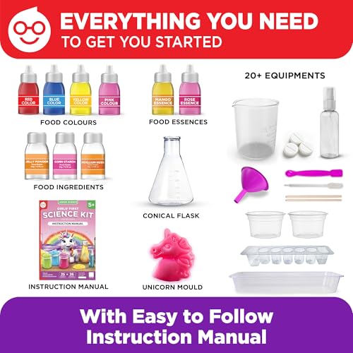 Doctor Jupiter Science Experiments Kit for Girls Ages 4+ | Birthday Gift for 4-5-6-7 Years Old Girls | STEM Toys | Chemistry Set | 50+ Experiments Starter Series