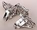 YACQ Women's Double Full Finger Armor Knuckle Long Ring Adjustable Halloween Party Costume Jewelry Accessories Gifts