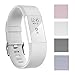 Charge 2 Elastomer Bracelet, Colors Sweat and Water Resistance Easy Cleaning Fitness Wristband, Fitbit Charge 2 Replacement Silicone Watchband Strap with A Surgical-Grade Stainless Steel Buckle
