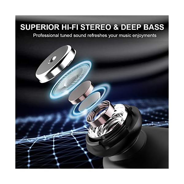 lecover-Wireless-Headphones-Wireless-Earbuds-Bluetooth-51-Sports-Headphones-wEar-Hooks-In-Ear-Wireless-Earphones-Noise-Cancelling-wMic-IP7-Waterproof-40H-Play-Headset-for-Running-Gym-Upgraded Wireless Headphones, lecover Wireless Earbuds Bluetooth 5.1 Headphones Sport Earhooks Wireless Earphones In Ear Noise…