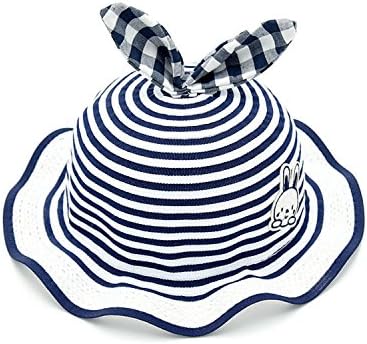 Infasea Baby Girls Cute Cap Cotton Cap Fishermen Cap Hat for Babies 0-24Months (Deep Blue)