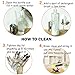 Olive Oil Sprayer for Cooking, Food-Grade Oil Spray Glass Bottle, Reusable Oil Vinegar Dispenser for Kitchen, BBQ, Grilling, Making Salad, Baking, Frying-3.42 Ounce