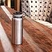LifeSky Stainless Steel Sports Water Bottle - 950ml - Double-Wall Vacuum Insulation - Wide Mouth, Leak Proof (32oz),Silver