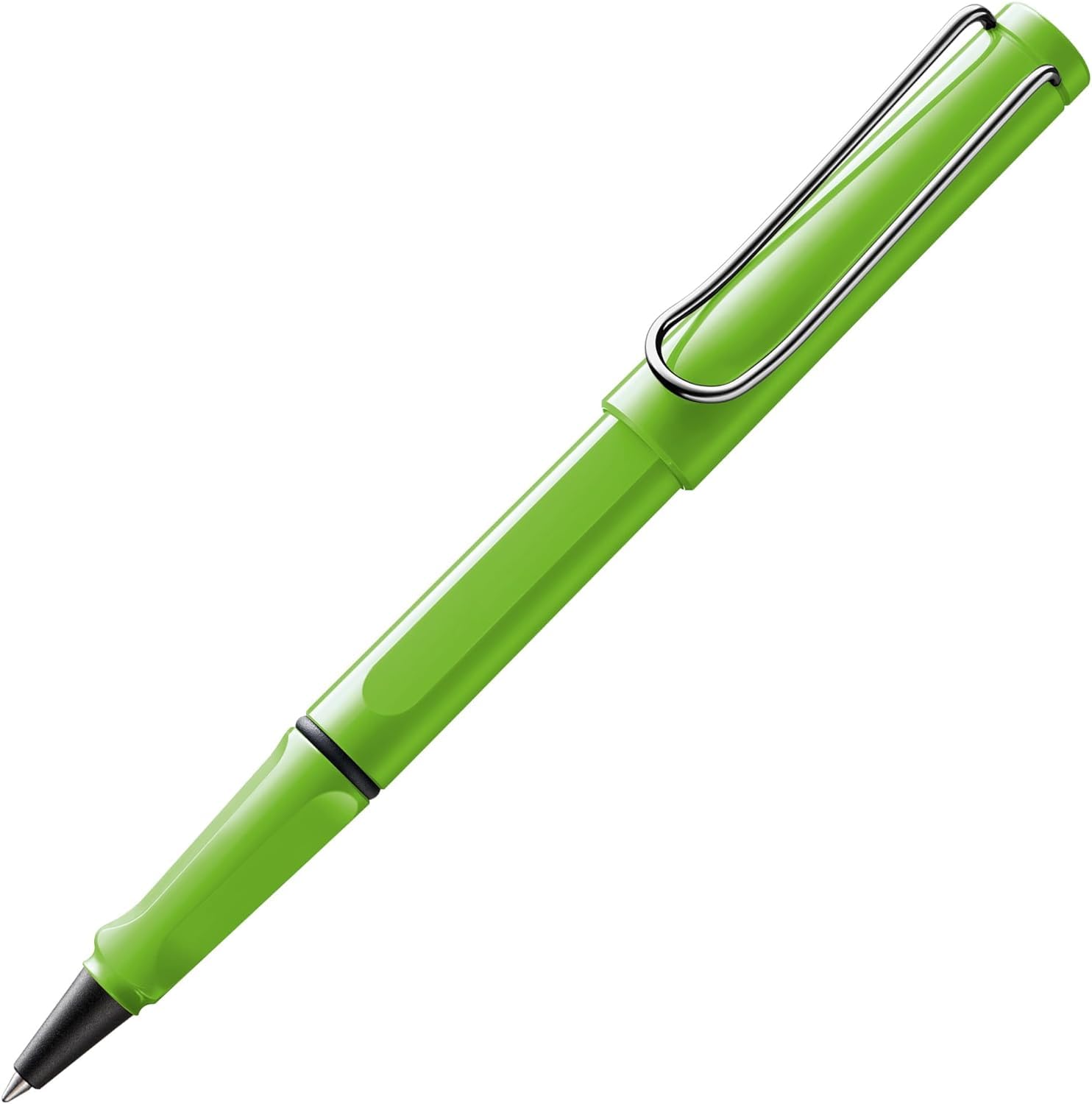 Lamy safari green - Rollerball Pen with ergonomic grip & line width M - for pleasant long writing - made of robust ASA plastic - including rollerball refill M 63 in blue — image 1