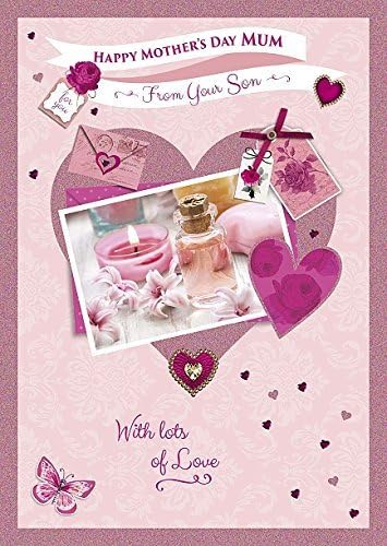 Wishing Well Studios Greetings Card - Happy Mother' Day Mum - From your Son