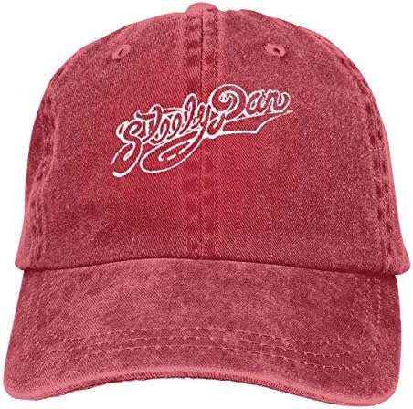 Kuaic24chu Man's Women Unisex Funny Steely Dan 70s Classic Rock Vintage Band Worn Look Music Adult Cowboy Headgear Black