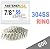 7/8" Ring 304 Stainless Coil Roofing Nails 600ct MiniPak
