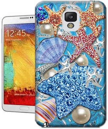 Lavender's shop Blue,Sea,Starfish TPU Hard Cover Case For Samsung Galaxy Note3